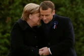 Angela Merkel et Emmanuel Macron célèbrent l'Armistice à Rethondes, le 10 novembre 2018