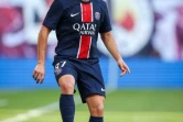 Le milieu portugais Joao Neves avec le Paris Saint-Germain, le 10 août 2024 à Leipzig
