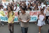Lundi 21 février 2011 - Manifestation des lycéens au Tampon
