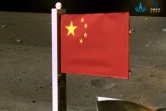La sonde chinoise Chang'e 5 sur la surface de la Lune, le 4 décembre 2020