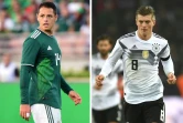 L'attaquant mexicain Chicharito et le milieu allemand Toni Kroos