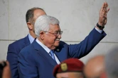 Le président de l'Autorité palestinienne Mahmoud Abbas lors des cérémonies marquant le 15e anniversaire du décès du leader historique Yasser Arafat, le 11 novembre 2019 à Ramallah, en Cisjordanie occupée
