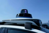 Capture d'écran prise le 25 août d'une vidéo montrant un robot-taxi à San Francisco, en Californie