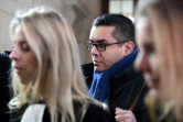 Antoine Quirin, un des deux policiers acquittés le 22 avril 2022 pour le viol d'une touriste canadienne, lors de sa comparution devant les assises le 14 janvier 2014, à Paris