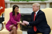 Nikki Haley et Donald Trump, le 9 octobre 2018 à Washington