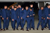 Neymar et le Brésil, à leur arrivée à Sotchi le 11 juin 2018, vont enfin enfiler le maillot