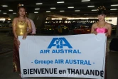 Jeudi 7 avril 2011 - Arrivée du vol Air Austral à Bangkok