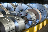 Dans une usine du géant allem Thyssenkrupp, le 20 mars 2025 à Duisburg (ouest)