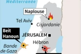 Localisation des dernières violences dans les Territoires palestiniens