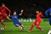 Serge Gnabry (N.22) ouvre le score ppour le Bayern Munich sur la pelouse de Chelsea à Stamford Bridge le 25 février 2020