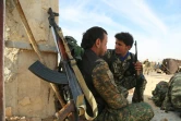 Des forces démocratiques syriennes (FSD), une alliance kurde-arabe soutenue par les Etats-Unis, dans le village d'Abu al-Ilaj, près de la ville syrienne d'Ain Issa, à environ 50 kilomètres au nord de Raqa, le 8 novembre 2016