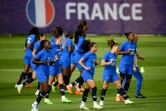 Les Bleues lors d'un entraînement pendant l'Euro féminin 2022, à Ashby-de-la-Zouch, en Angleterre, le 20 juillet 2022.