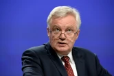 David Davis en charge pour le Royaume-Uni des négociations de sortie de l'Union européenne, à Bruxelles 20 juillet 2017