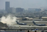 L'aéroport de Kaboul le 30 août 2021, au dernier jour de la présence américaine en Afghanistan