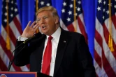 Donald Trump lors de sa conférence de presse, le 11 janvier 2017 à New-York