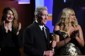 Le réalisateur américain David Lynch reçoit un prix honorifique lors du 11e gala annuel des Governors Awards organisé par l'Academy of Motion Picture Arts and Sciences à Hollywood, le 27 octobre 2019 en Californie