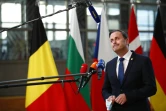 Le Premier ministre luxembourgeois Xavier Bettel à Bruxelles pour le sommet européen, le 22 octobre 2021