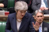 Theresa May au Parlement le 4 décembre 2018 à Londres