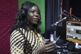Princess Igho Williams, présentatrice de la BBC en pidgin, à Lagos le 18 août 2017