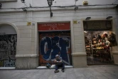 Un magasin fermé dans le centre de Barcelone, le 12 août 2020