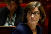 L'actuelle présidente de la commission spéciale chargée d'examiner le projet de loi sur la fin de vie, Agnès Firmin Le Bodo, alors ministre de la Santé, assiste à une séance à l'Assemblée nationale française à Paris, le 20 décembre 2023
