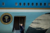 Donald Trump s'apprête à s'envoler pour le Japon depuis Anchorage en Alaska, le 27 juin 2019