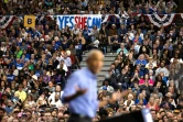 Réunion de campagne en soutien à Kamala Harris, à Pittsburgh, Pennsylvanie, le 10 octobre 2024, en présence de Barack Obama