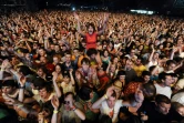 Foule qui assiste au festival de musique Exit près de Novi Sad (Serbie), le 7 juillet 2011