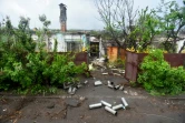 Une maison détruite à Marioupol, le 18 mai 2022 en Ukraine