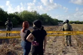 Le site de la Bartolina dans l'Etat de Tamaulipas (nord-ouest du Mexique), où une demi-tonne de restes humains ont été retrouvés depuis 2017, le 23 août 2021