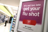 Une affiche invite à se faire vacciner conre la grippe, le 22 janvier 2018 à San Francisco, en Californie
