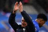 Le sélectionneur Didier Deschamps après la victoire de la France face à l'Islande en qualification à l'Euro 2020, au Stade de France, le 25 mars 2019