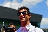 Daniel Ricciardo arrive au circuit avant le Grand Prix d'Autriche, le 1er juillet 2018 à Spielberg 