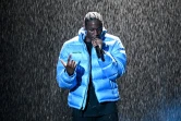 Le rappeur Tiakola durant la 38e cérémonie des Victoires de la musique le 10 février 2023, à Boulogne-Billancourt, dans les Hauts-de-Seine 