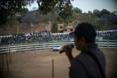 Un rassemblement de la police communautaire à Tlacotepec dans l'état du Guerrero au Mexique, le 24 mars 2018