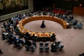 Réunion du conseil de sécurité de l'ONU à New York le 22 février 2022