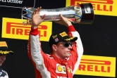 Le Finlandais Kimi Räikkönen vainqueur du GP des Etats-Unis le 21 octobre 2018