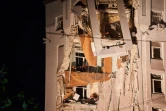 Un immeuble résidentiel en partie détruit par une frappe russe, le 28 juillet 2023 à Dnipro, en Ukraine