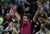 Le Suisse Stan Wawrinka exulte après sa victoire face au Britannique Daniel Evans au 3e tour de l'US Open, le 3 septembre 2016 à New York