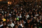 Hommage aux victimes à Nakhon Ratchasima le 9 février 2020 après l'attaque meurtrière dans un centre commercial