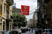 Une banderole "Ma maison n'est pas à vendre" dans une rue du quartier de Gemmayzeh, le 21 août 2020 à Beyrouth