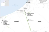 Trajet de l'aide humanitaire vers la bande de Gaza