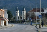 La ville de Medjugorje déserte, le 7 avril 2020 en Bosnie-Herzégovine