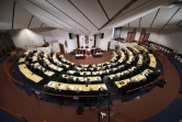 L'assemblée de printemps des évêques, à l'hémicycle Sainte-Bernadette à Lourdes, le 15 mars 2016