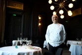 Le chef Guy Savoy dans son établissement "Restaurant Guy Savoy" à la Monnaie de Paris, le 21 septembre 2017