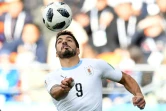L'attaquant urugayen Luis Suarez face aux Egyptiens, à Ekaterinbourg, le 15 juin 2018