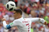 Cristiano Ronaldo contre le Maroc, le 20 juin 2018 à Moscou 