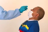 test du coronavirus à l'ambassade du Venezuela à Saint Domingue, le 14 septembre 2020