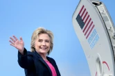 La candidate démocrate à la présidentielle américaine à l'aéroport de Westchester County dans l'Etat de New York, le 6 septembre 2016  