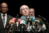 Le maire de Bayonne, Jean-René Etchegaray, lors d'une conférence de presse à la mairie, le 8 avril 2017 
